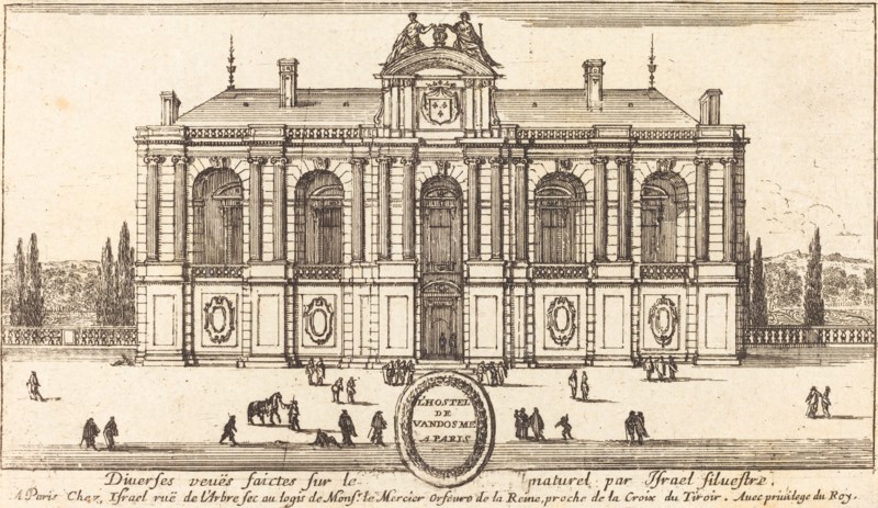 L'Hostel de Vandosme a Paris, 1652. Creator: Israel Silvestre.