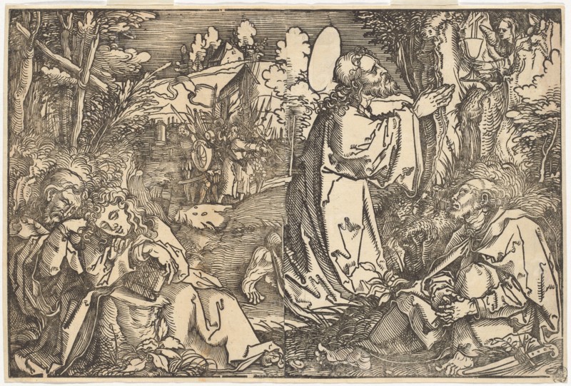 Christ on the Mount of Olives, c. 1522. Creator: Hans Weiditz.