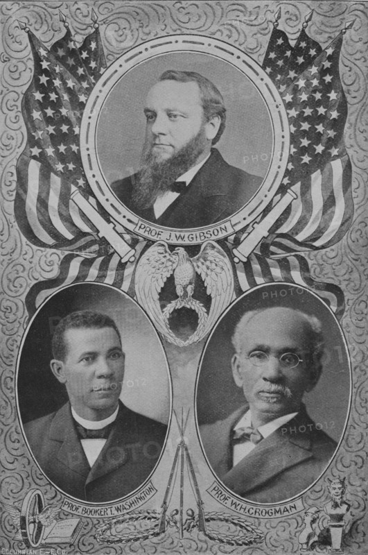 Three prominent educators and authors, 1902. Creator: Unknown.