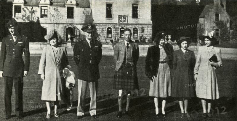 'Guests at Balmoral', October 1946, (1947).  Creator: Unknown.
