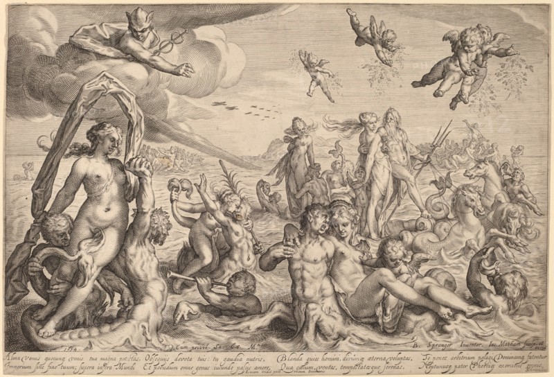 The Triumph of Neptune and Thetis, 1614. Creator: Jacob Matham.