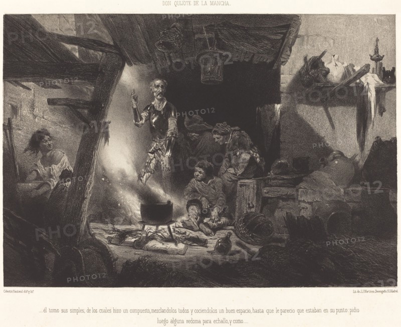 ...il tomo sus simples..., c. 1855. Creator: Célestin Nanteuil.