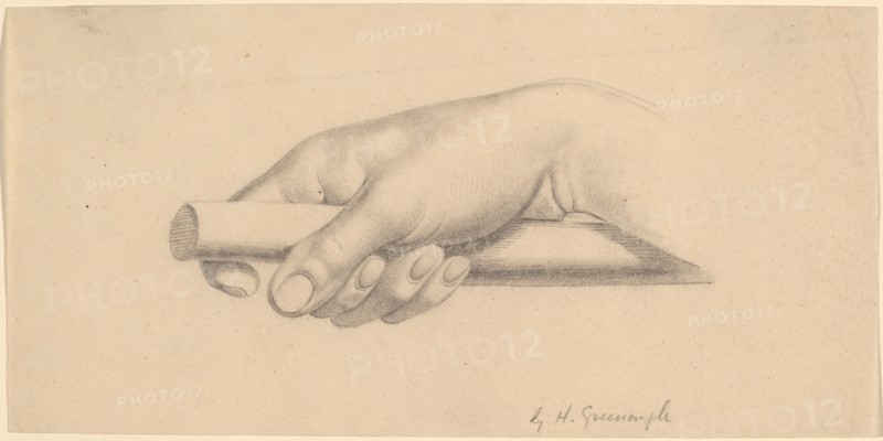 Right Hand Holding Short Rod, 1847. Creator: Horatio Greenough.