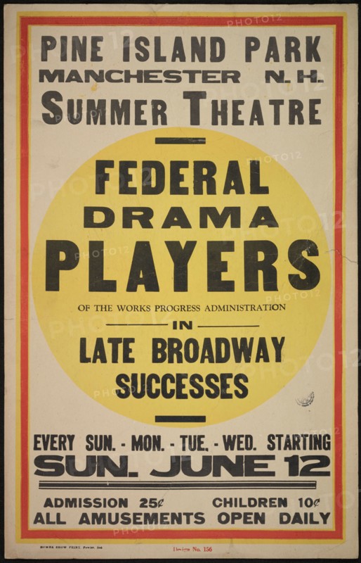 Federal Drama Players, Manchester, NH, [193-]. Creator: Unknown.