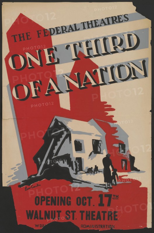 One Third of a Nation, Philadelphia, 1938. Creator: Leon Carlin.