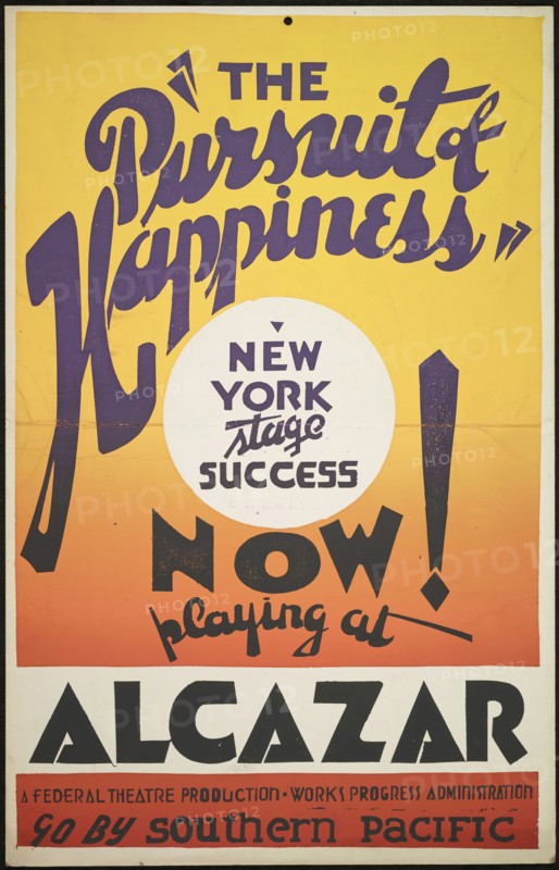The Pursuit of Happiness, San Francisco, 1937. Creator: Unknown.