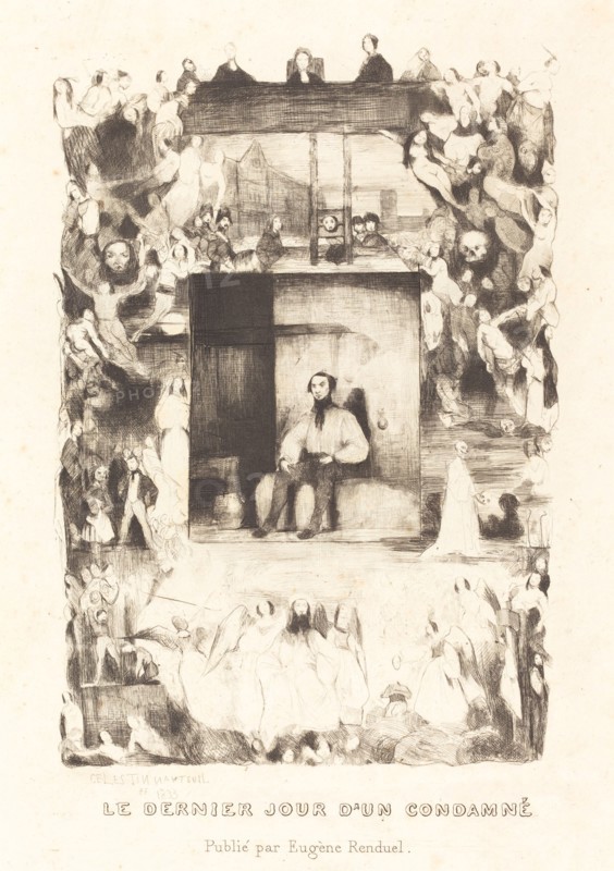 Le dernier jour d'un condamne, 1833. Creator: Célestin Nanteuil.
