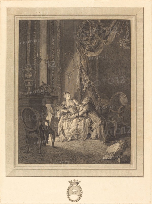 Le danger du tete-a-tete. Creator: Jean Baptiste Blaise Simonet.