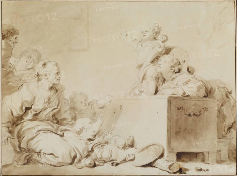 The Little Preacher, late 1770s. Creator: Jean-Honore Fragonard.