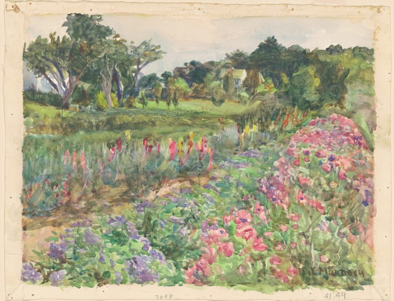 Parmelee Estate in Bloom, c. 1920. Creator: Dora Louise Murdoch.