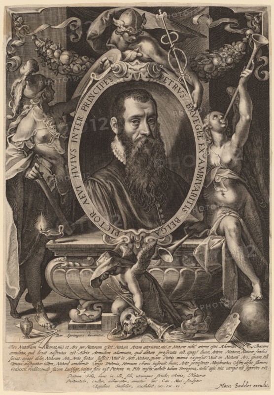 Pieter Brueghel, the Younger, 1606. Creator: Aegidius Sadeler II.