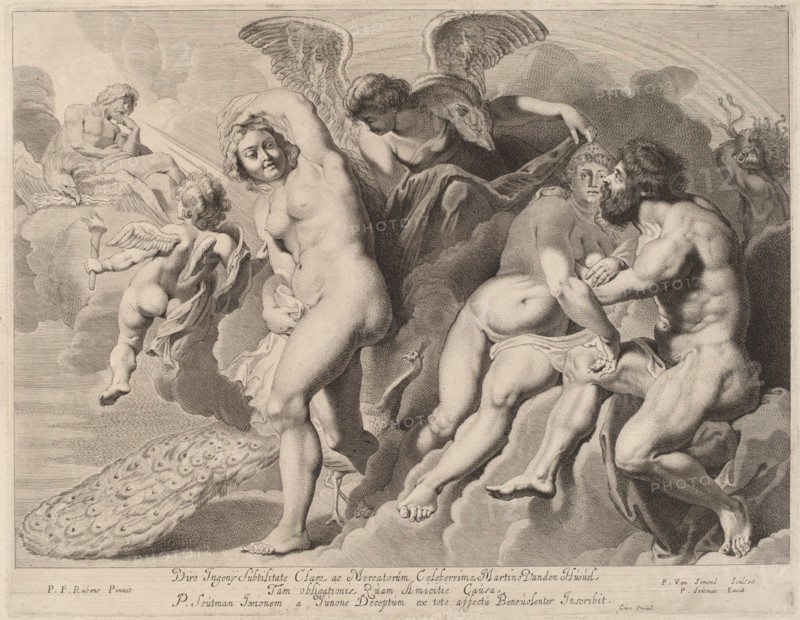 Ixion Deceived by Juno, 17th century. Creator: Pieter van Sompel.