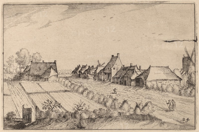 Fields and a Road, published 1612. Creator: Claes Jansz Visscher.