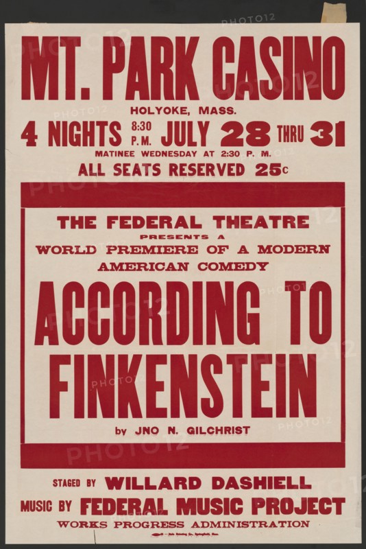 According to Finkenstein 2, Holyoke, MA, [193-]. Creator: Unknown.
