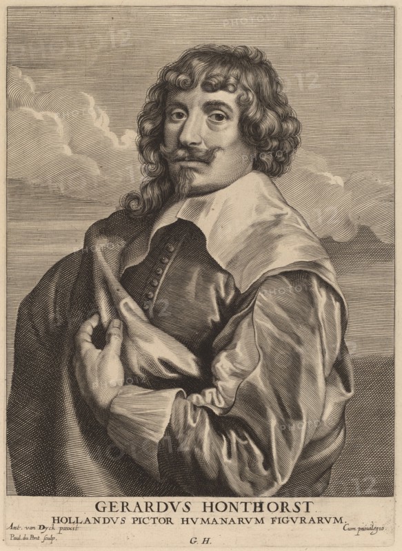 Gerrit van Honthorst, probably 1626/1641. Creator: Paulus Pontius.