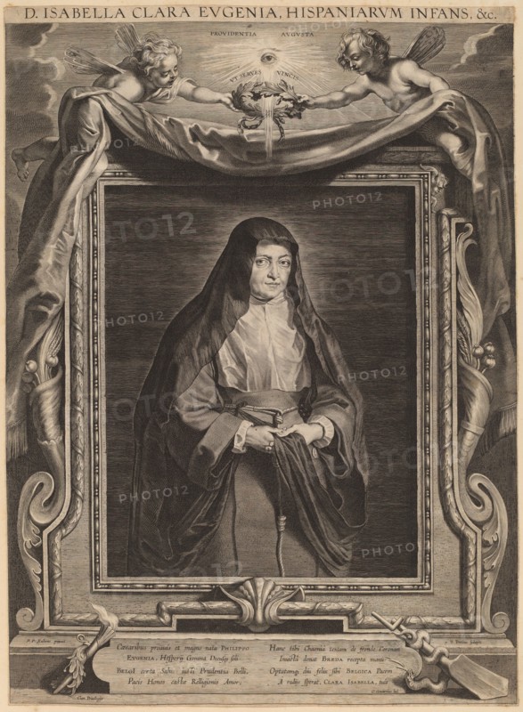 Isabella Clara Eugenia, Infanta of Spain. Creator: Paulus Pontius.
