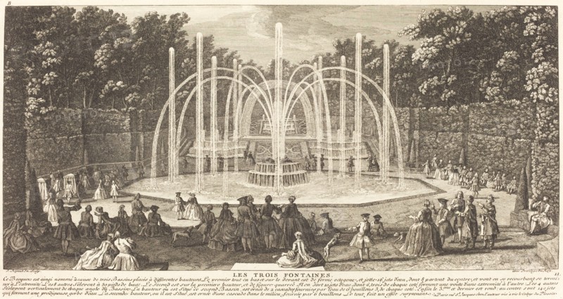 Les Trois Fontaines. The Three Fountains. Creator: Jacques Rigaud.