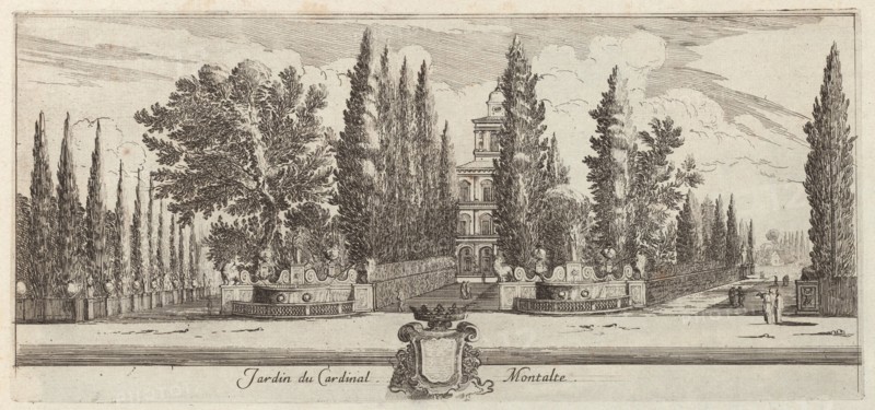 Jardin du Cardinal Montalte, 1640-1660. Creator: Israel Silvestre.