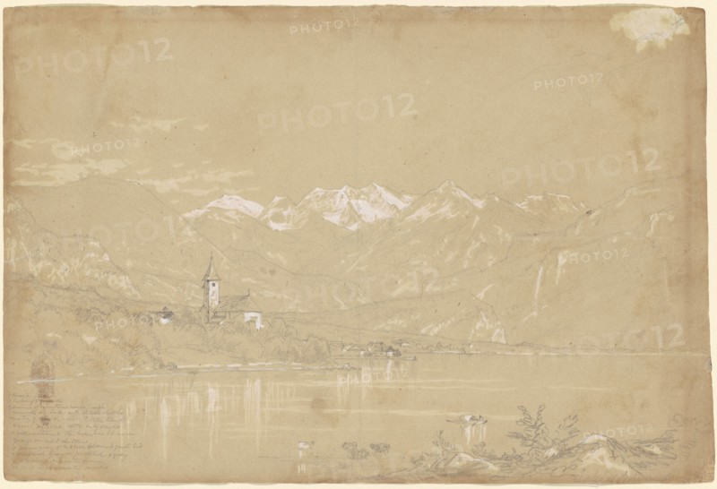 Lake of Brienz, late 19th century. Creator: John William Casilear.