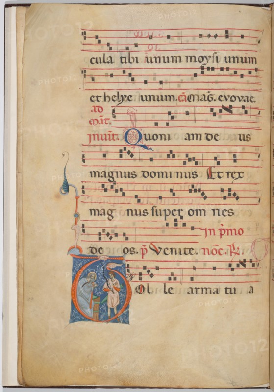 Isaac Sending Esau Out to Hunt, c. 1275. Creator: Master of Imola.