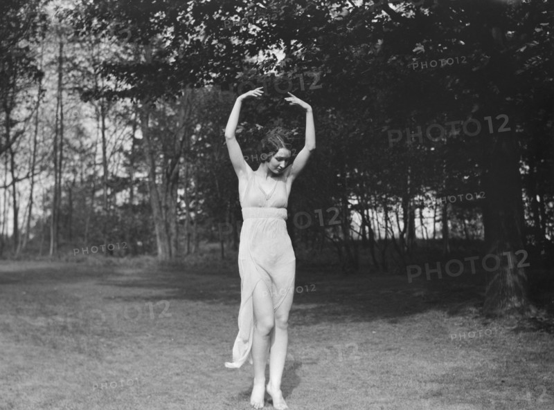 Elizabeth Duncan dancers and children, 1929 Creator: Arnold Genthe.