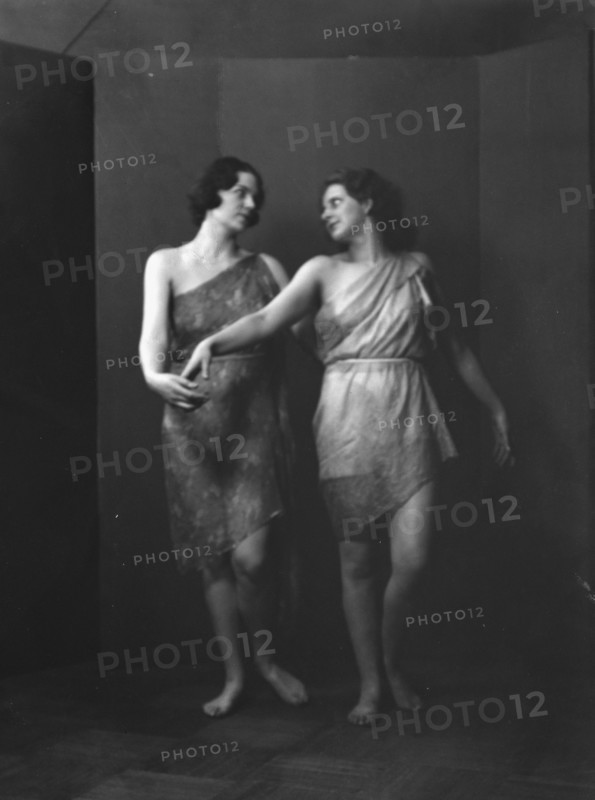 Elizabeth Duncan dancers and children, 1931 Creator: Arnold Genthe.