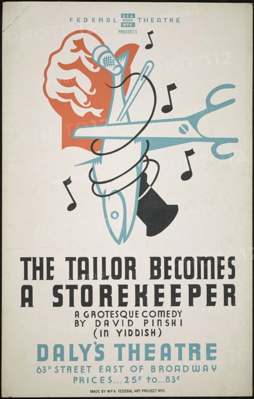 The Tailor Becomes a Storekeeper, New York, 1938. Creator: Unknown.