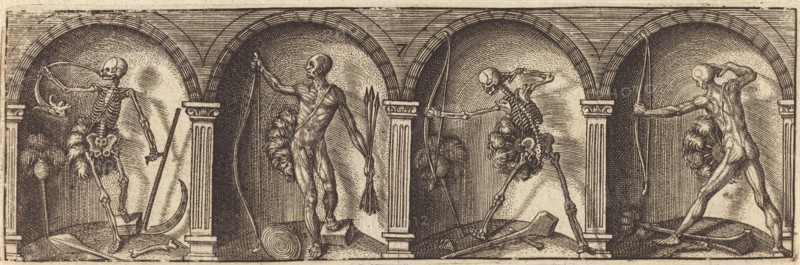 Les divers pourtraicts et figures VII, c. 1600. Creator: Master AD.