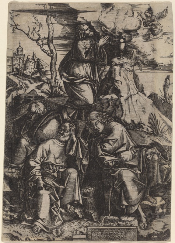 The Agony in the Garden, c. 1506/1507. Creator: Benedetto Montagna.