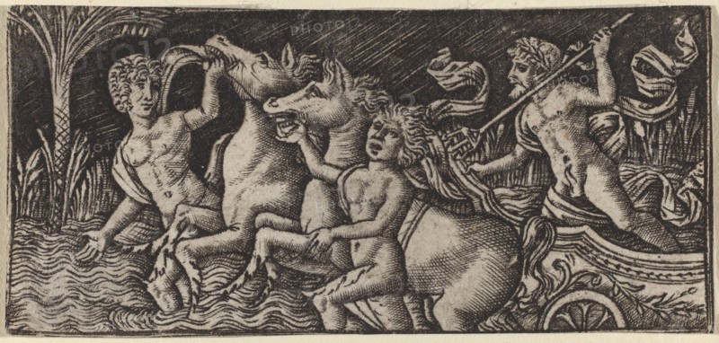 The Triumph of Neptune, c. 1490/1510. Creator: Peregrino da Cesena.