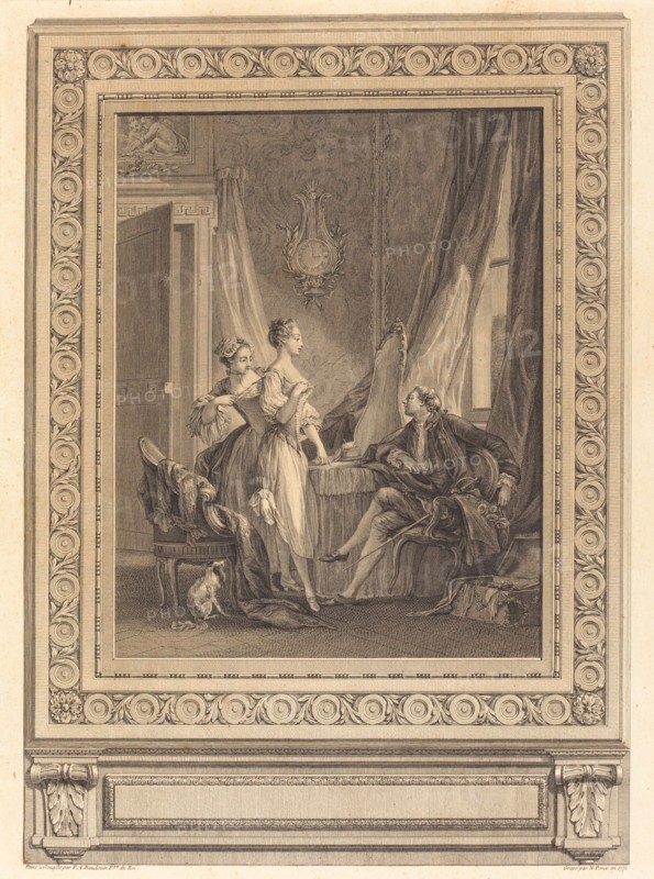 La toilette, 1771. Creators: Nicolas Ponce, Charles Nicolas Cochin.