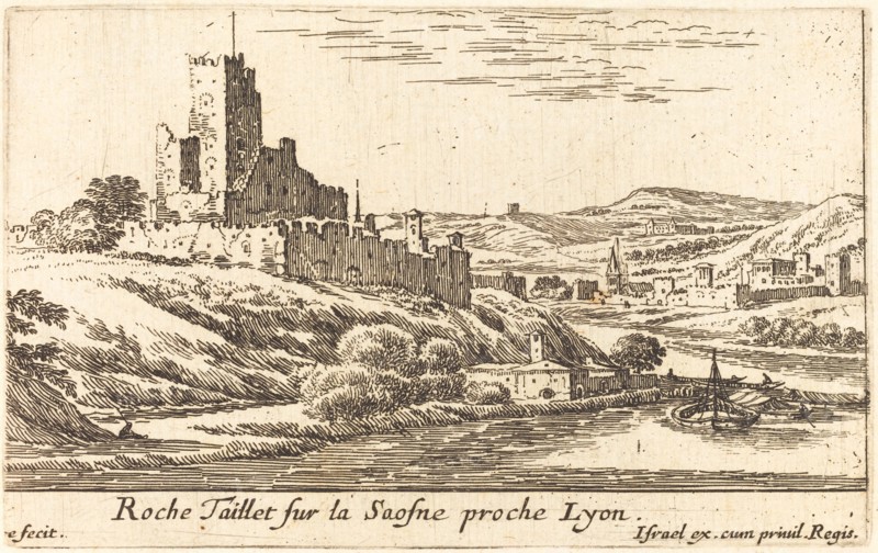 Roche Taillet sur la Saosne proche Lyon. Creator: Israel Silvestre.