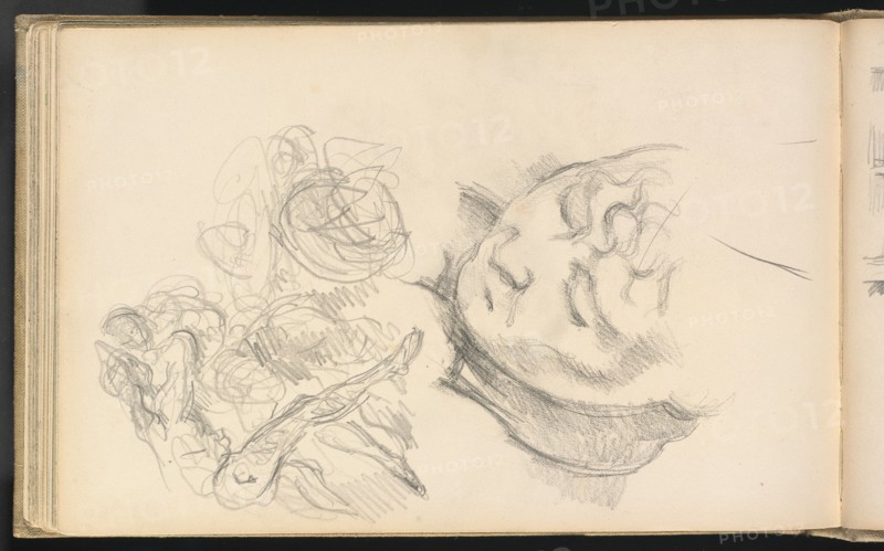 Studies Including Madame Cézanne, 1884/1887. Creator: Paul Cezanne.