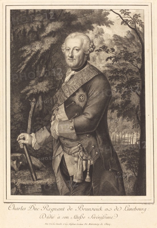 Charles Duc Regnant de Brunswick. Creator: Antoine de Marcenay Ghuy.