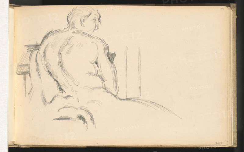 Study of Puget's "Hercules Resting", c. 1879. Creator: Paul Cezanne.
