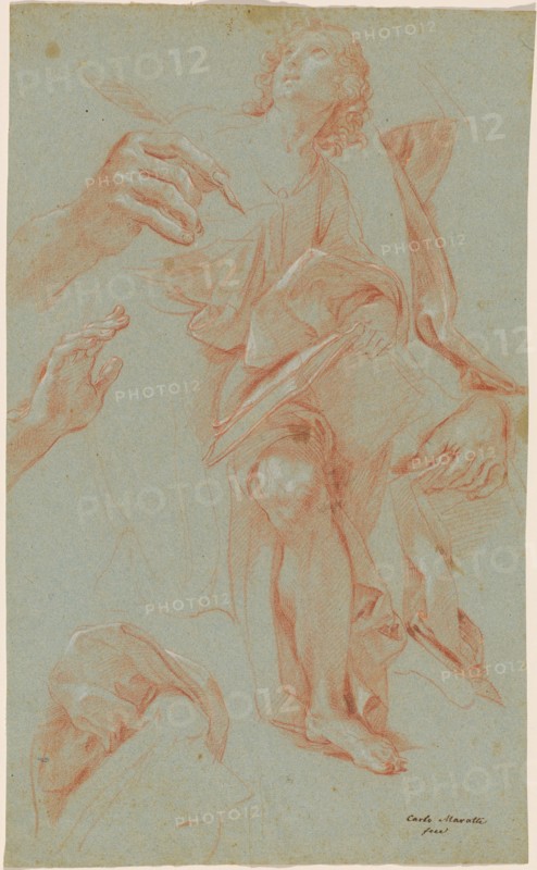 Studies of Saint James the Greater, c. 1686. Creator: Carlo Maratti.