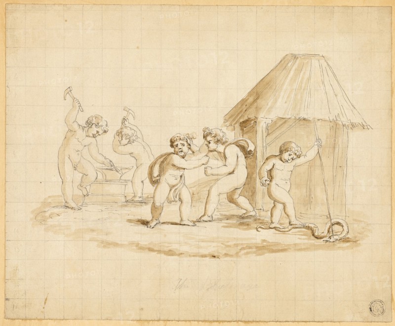 Putti Enacting Mythological Scenes, n.d. Creator: Lady Diana Spencer.