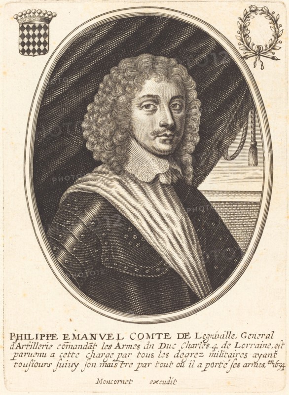 Philippe Emmanuel, Count of Ligneville. Creator: Balthasar Moncornet.