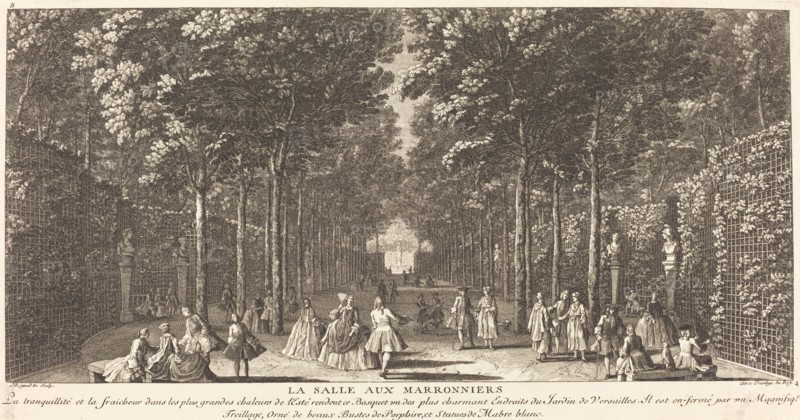 La Salle aux Marronniers. The Chestnut Room. Creator: Jacques Rigaud.