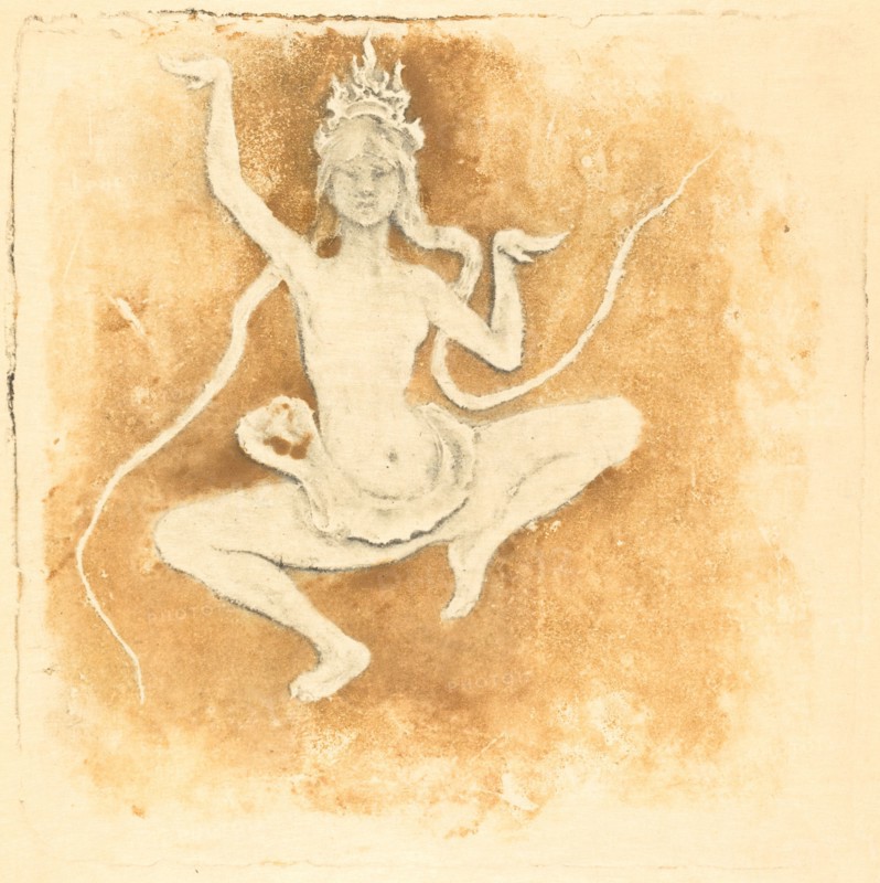 Danseuse Cobodgienne (Cambodian Dancer), 1897. Creator: Pierre Roche.
