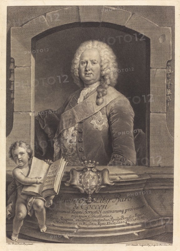 Samuel Liber Baro de Cocceji, 1751. Creator: Georg Friedrich Schmidt.