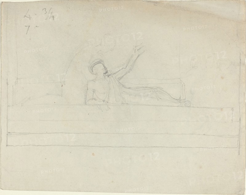 Two Greek Classical Figures, in or after 1797. Creator: John Flaxman.