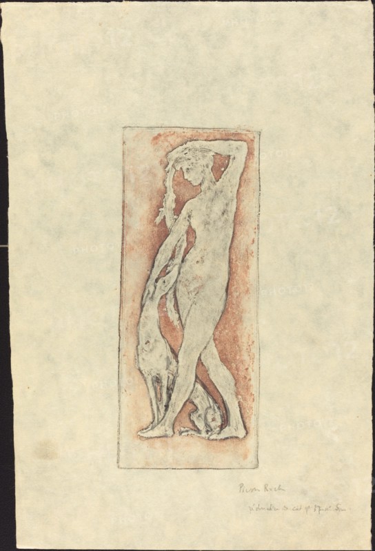 Diane au levrier (Diana and a Greyhound), 1912. Creator: Pierre Roche.