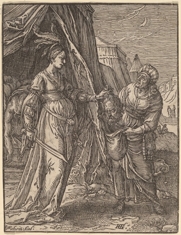 Judith with the Head of Holofernes. Creator: Christoffel van Sichem I.