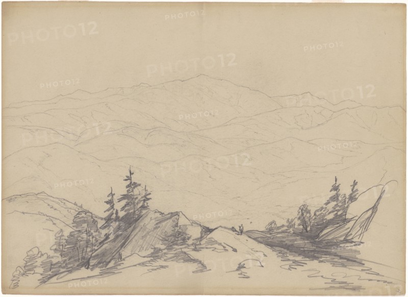 Mountain Landscape, late 19th century. Creator: John William Casilear.