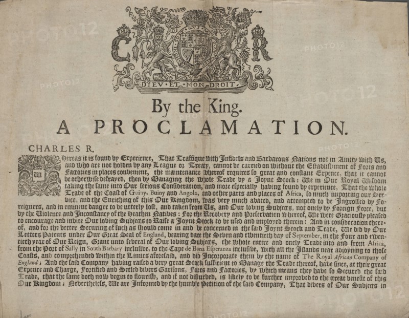 'By the King [Charles II]. A Proclamation'..., 1674. Creator: Unknown.