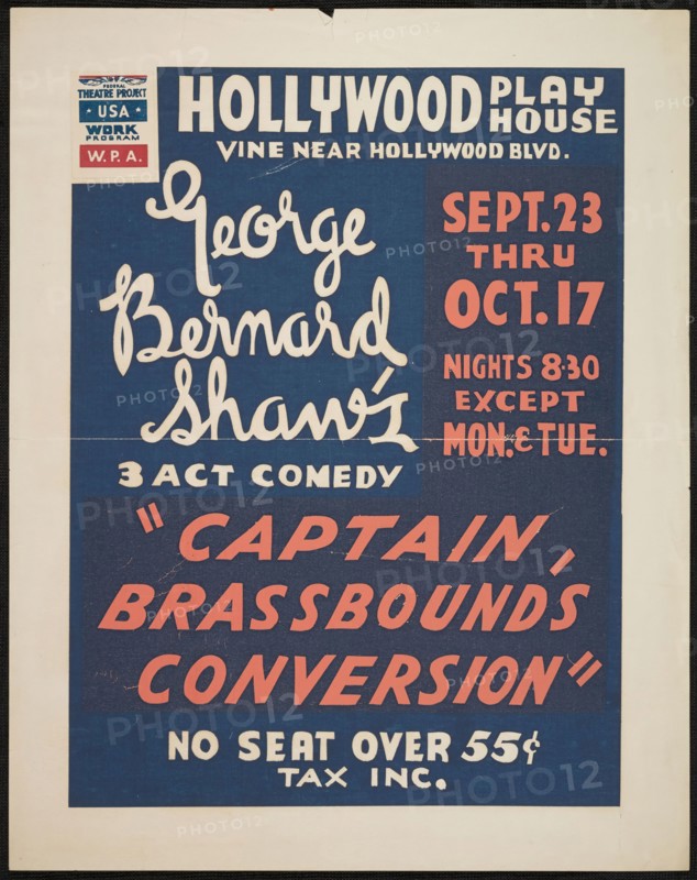 Captain Brassbound's Conversion, Los Angeles, [193-]. Creator: Unknown.