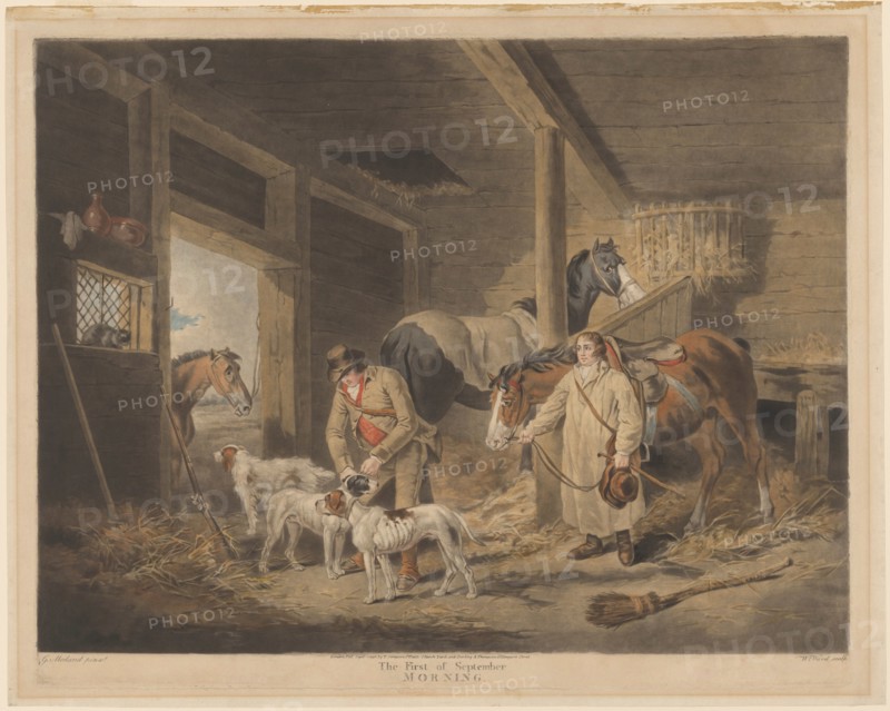 The First of September, Morning, published 1796. Creator: William Ward.