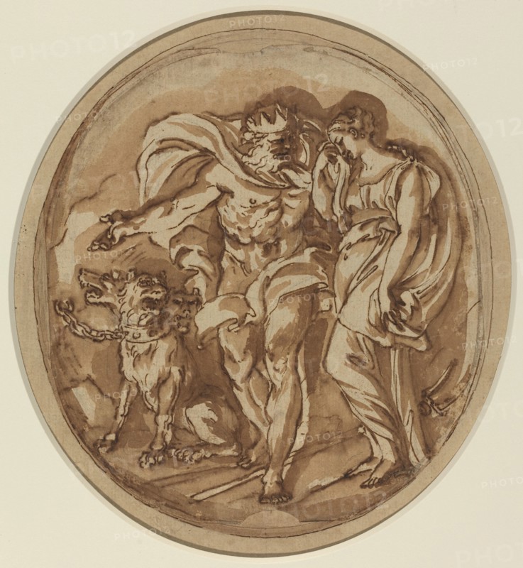 Pluto Bringing Proserpine to the Gates of Hell. Creator: Carlo Maratti.