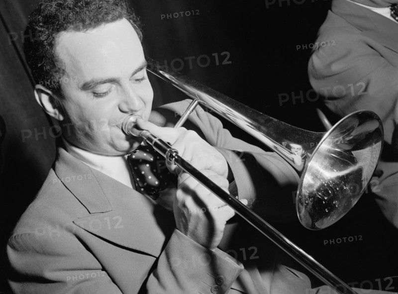 Portrait of Milt Bernhart, 1947 or 1948. Creator: William Paul Gottlieb.